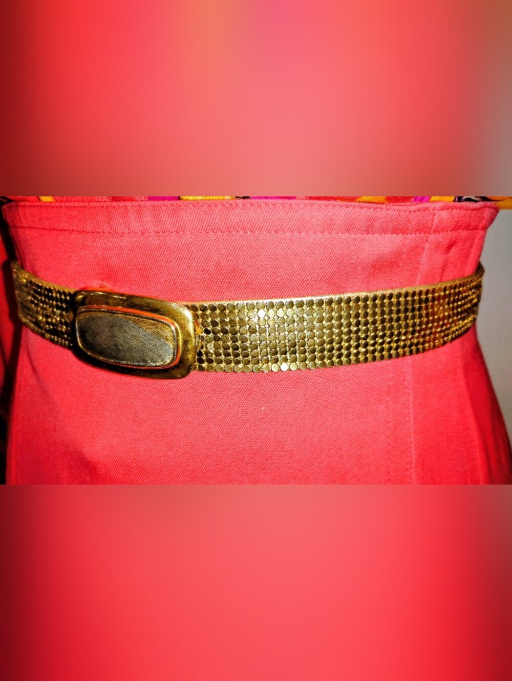 ADJUSTABLE GOLD BELT